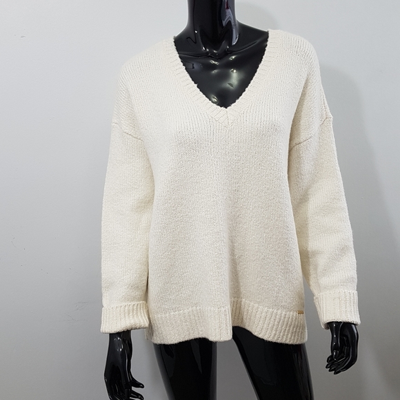 Micheal Kors Classic Long Sleeves Knit Sweater Size L & XL (K) - Picture 4 of 9